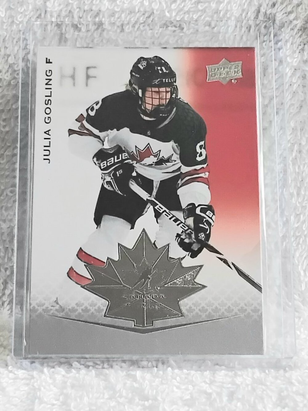 5/$20 Mint 2021 UD World Cup Julia Gosling Team Canada Women's Card 59!!